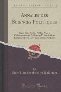 Annales des Sciences Politiques