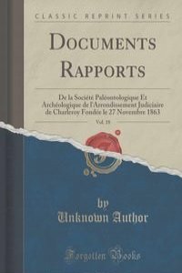 Documents Rapports, Vol. 18