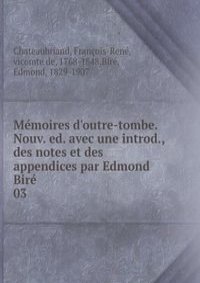 Memoires d'outre-tombe