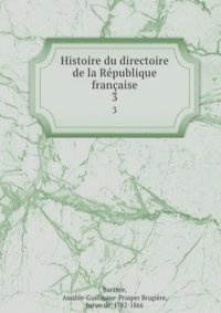 Histoire du directoire de la Republique francaise