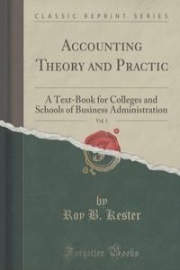 Accounting Theory and Practic, Vol. 1