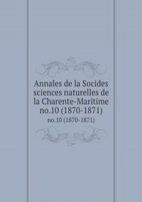 Annales de la Socides sciences naturelles de la Charente-Maritime