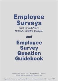 Employee Surveys and Employee Survey Question Guidebook Package