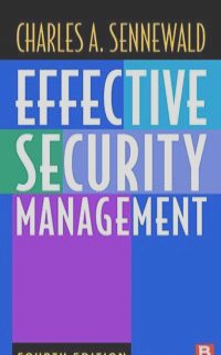Effective Security Management,