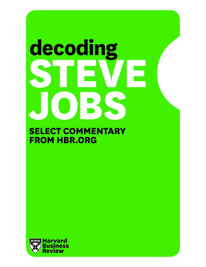 Harvard Business Review (HBR) - Decoding Steve Jobs